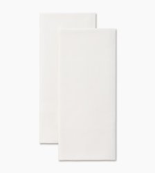 Luxe Herringbone Pillowcase SNOW