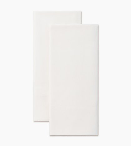 Luxe Herringbone Pillowcase SNOW