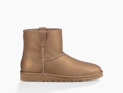 UGG Classic Unlined Mini Metallic Gold