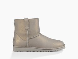 UGG Classic Unlined Mini Metallic Silver