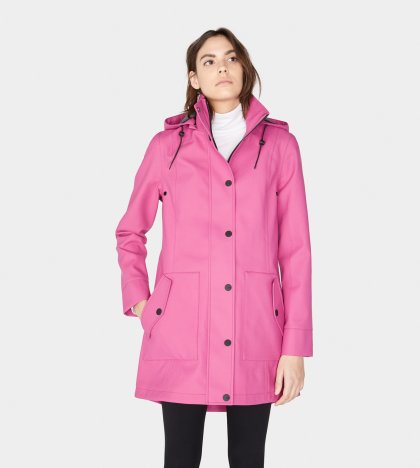 Women\'s UGG Weather-Ready Rain Jacket NEON PINK