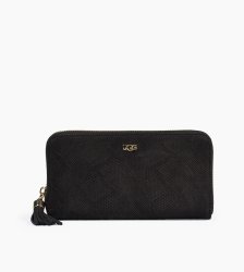 Women's UGG Rae Zip Around Wallet BLACK