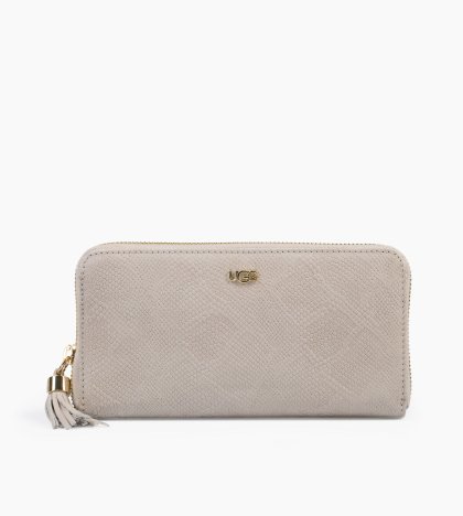 Women\'s UGG Rae Zip Around Wallet CERAMIC