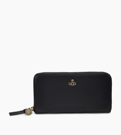 UGG Bette Zip Around Wallet BLACK