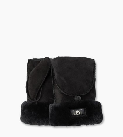 Women\'s UGG Classic Flip Mitten BLACK