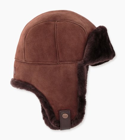 Men\'s UGG Sheepskin Trapper CHOCOLATE