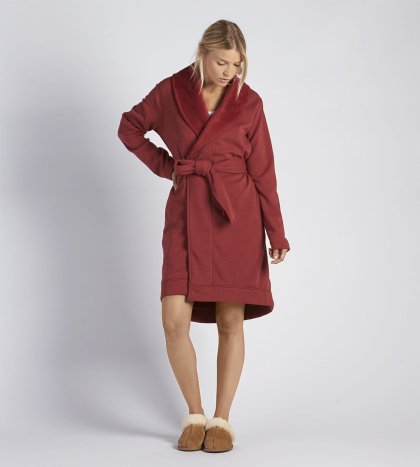 Women\'s UGG Blanche Robe TIMELESS RED