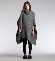 Women's UGG Robbyn Poncho GRANITE HEATHER