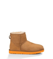 UGG CLASSIC MINI BOOTS CHESTNUT WITH AUTUMN GLORY