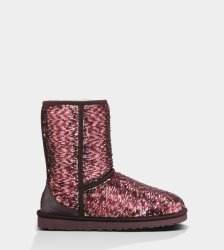 UGG Classic Short Sparkles Boots SANGRIA MULTI