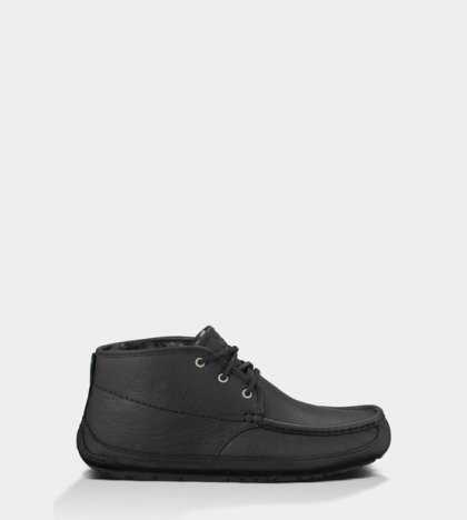 UGG Lyle Slippers Leather BLACK