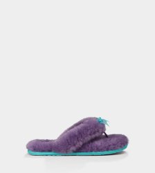 UGG® Fluff Flip Flop II Slippers PURPLE REIGN