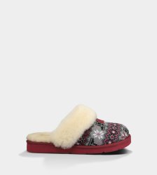 UGG® Cozy Nordic Knit Slippers SANGRIA