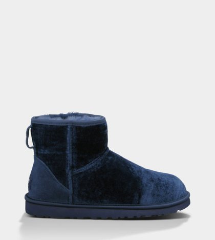 UGG® Classic Mini Velvet Boots MIDNIGHT