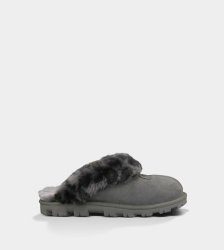 UGG® Coquette Leopard Slippers CHARCOAL