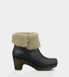 UGG® Amoret - Leather Boots Black