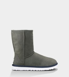 UGG® Classic Short Leather Boots METAL