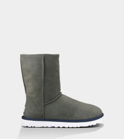 UGG® Classic Short Leather Boots METAL