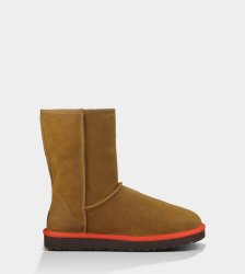 UGG® Classic Short Leather Boots CHESTNUT