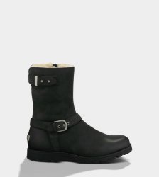 UGG Grandle Leather Boots BLACK