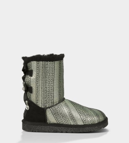 UGG Bailey Bow Bling Boots Black
