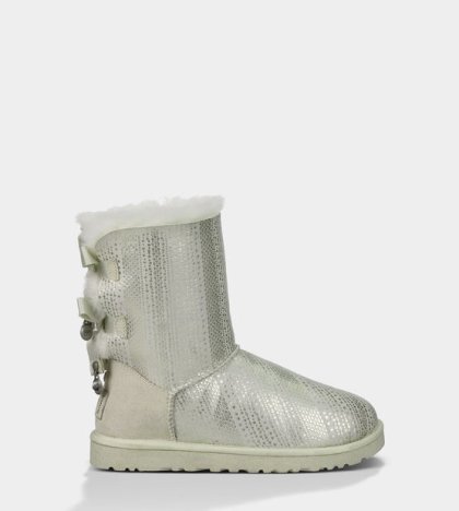 UGG Bailey Bow Bling Boots WINTER WHITE