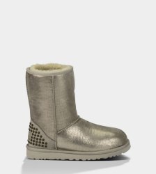 UGG® Classic Short Lizard Studs Boots STERLING