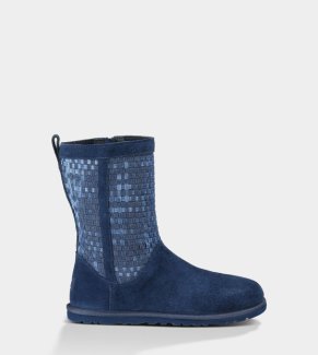UGG Lo Pro Short Woven Boots DENIM