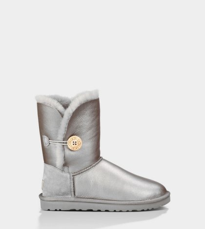 UGG Bailey Button Metallic GRAPHITE