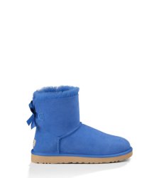 UGG® MINI BAILEY BOW BOOTS MARINE BLUE