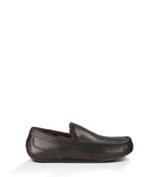 UGG® ASCOT SLIPPERS BLACK/CHINA TEA