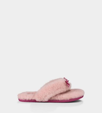 UGG® Fluff Flip Flop II Hearts PASTEL PINK