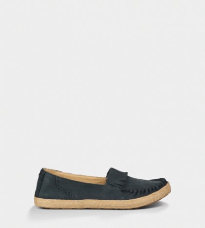 UGG® MARRAH MOCCASIN SLIPPERS BLACK