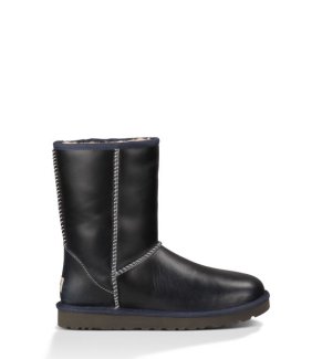 UGG CLASSIC SHORT LEATHER PEACOAT