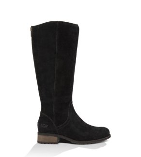 UGG® SELDON SUEDE BOOTS BLACK