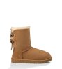 UGG® BAILEY BOW CORDUROY CHESTNUT