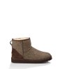 UGG CLASSIC MINI TWEED BOOTS STOUT