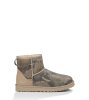 UGG CLASSIC MINI SNAKE BOOTS METAL