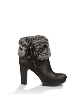 UGG® SCARLETT BOOTS LEATHER BLACK