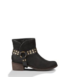 UGG® DARLING HARNESS - SUEDE BOOTS BLACK