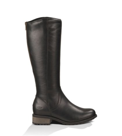 UGG SELDON BOOTS LEATHER BLACK