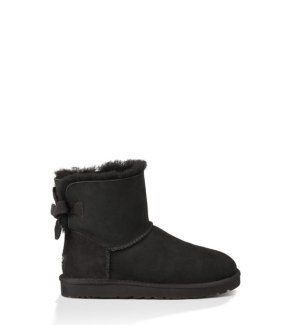 UGG® MINI BAILEY BOW CORDUROY Black