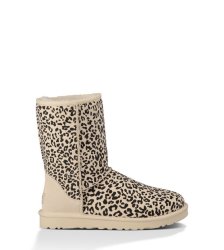 UGG CLASSIC SHORT ROSETTE BOOTS SALT