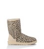 UGG CLASSIC SHORT ROSETTE BOOTS SALT