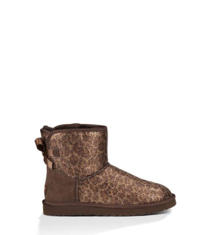 UGG Mini Bailey Bow Glitter Boots