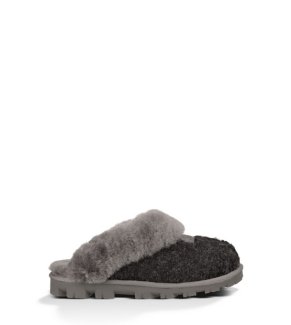 UGG® COQUETTE BOUCLE Slippers BLACK