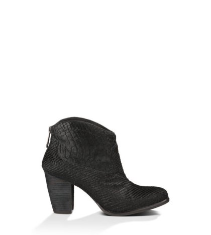 UGG® CHARLOTTE SNAKE BOOTS BLACK