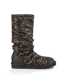 UGG® CLASSIC CARDY SEQUINS BOOTS BLACK