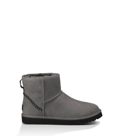 UGG CLASSIC MINI DECO BOOTS METAL