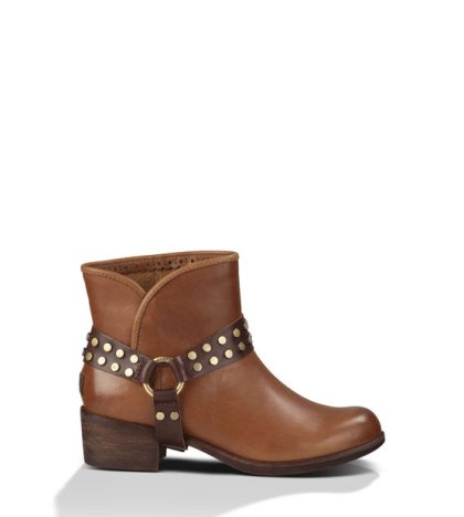 UGG® DARLING HARNESS - LEATHER BOOTS WHISKEY